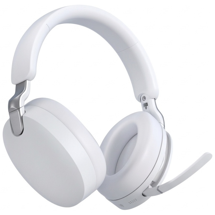 Bluetooth headphone AULA A500 WHITE, BT5.4/cable, white