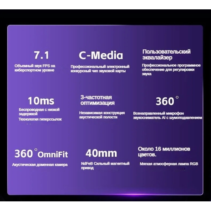 Наушники AULA g7 pro розовый