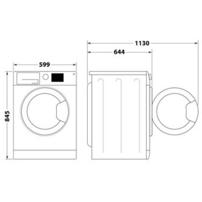 Whirlpool W6 W945SB EE серебристый