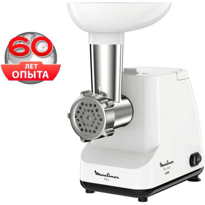 Мясорубка Moulinex ME111032 белый