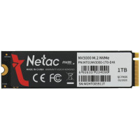 Netac NV3000 PCIe 3 x4 M.2 2280 NVMe 3D NAND SSD 1TB, R/W up to 3100/2100MB/s, with heat sink<br>