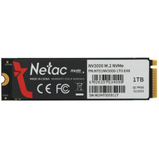 Netac NV3000 PCIe 3 x4 M.2 2280 NVMe 3D NAND SSD 1TB, R/W up to 3100/2100MB/s, with heat sink<br>