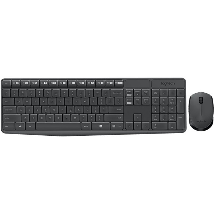 Logitech MK235 Wireless Combo черный