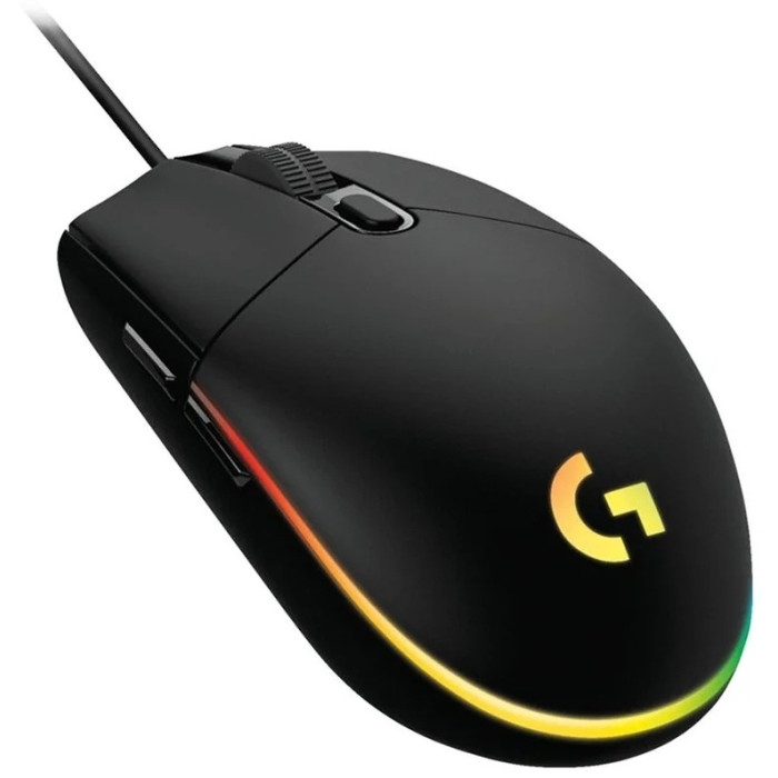 Мышь игровая Logitech G102 LIGHTSYNC, Black (арт. 910-005823, M/N: MU0054)<br>