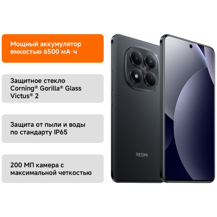 Xiaomi Redmi Note 15 Pro 4G NFC 8 ГБ/256 ГБ черный