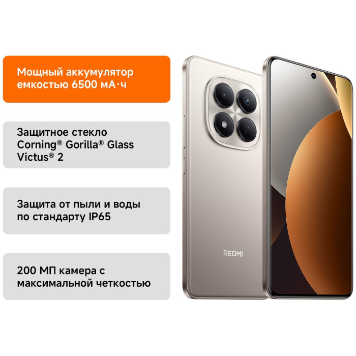 Xiaomi Redmi Note 15 Pro 4G NFC 12 ГБ/512 ГБ серый