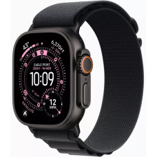 Apple Watch Ultra 3 GPS + Cellular 49mm Black Titanium Case with Black Alpine Loop - Medium,Model A3281<br>