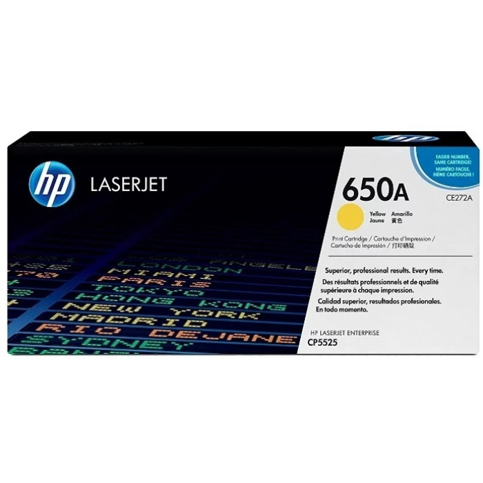 Yellow Print Cartridge for Color LaserJet CP5525