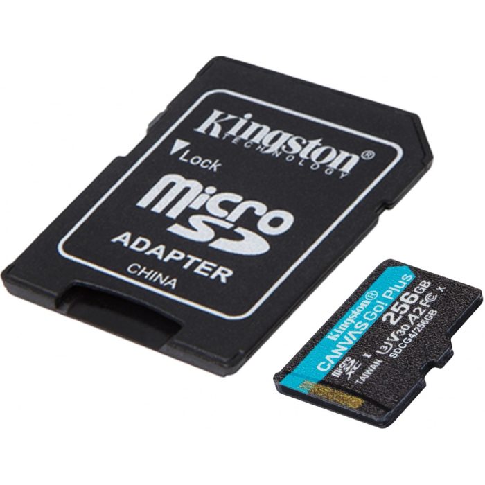 Карта памяти Kingston SDCG4/256GB Canvas Go Plus A2 U3 V30 256GB 78964