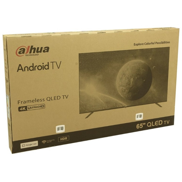 Смарт телевизор Dahua DHI-LTV65-QSD400 65' QLED