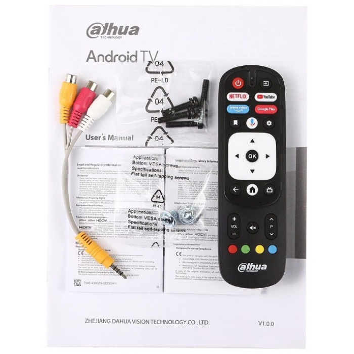 Смарт телевизор Dahua DHI-LTV65-QSD400 65' QLED