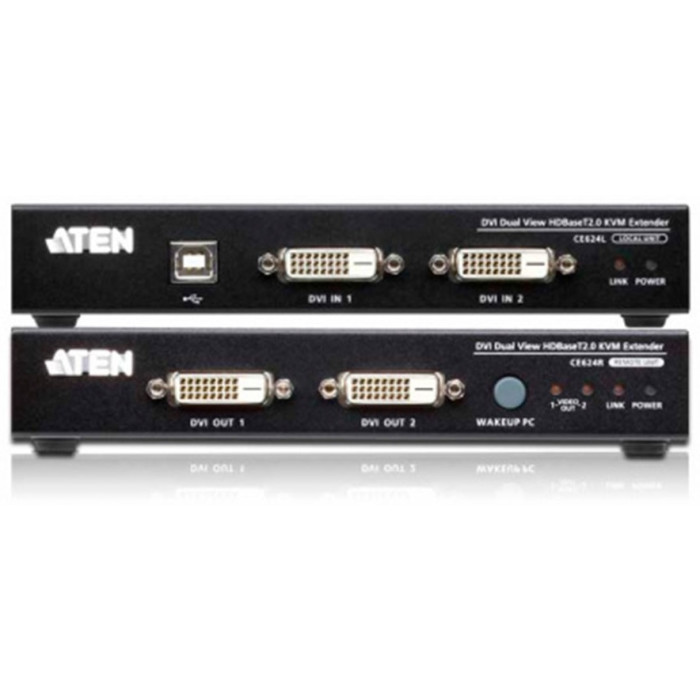 KVM-удлинитель ATEN DVI - RJ-45 CE624-AT-G