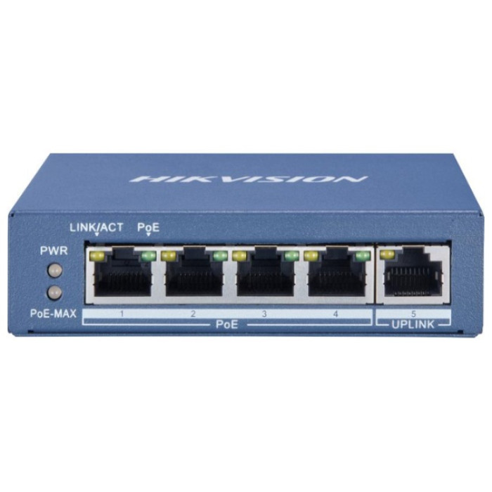 Коммутатор Hikvision DS-3E0505P-E(B)
