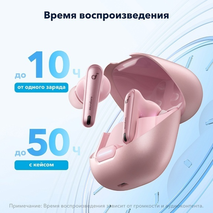 Наушники Soundcore Liberty 4 NC розовый
