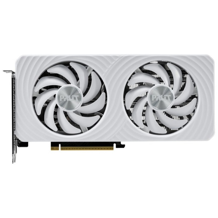 PALIT GeForce RTX 5060Ti White OC 8GB GDDR7 128 bit, 1x HDMI 2.1b, 3x DP 2.1b, 2 Fan, 1x 8-pin pwr connector, 600W, 262.1 x 126.3 x 40.1 mm, NE7506TU19P1-GB2062M<br>