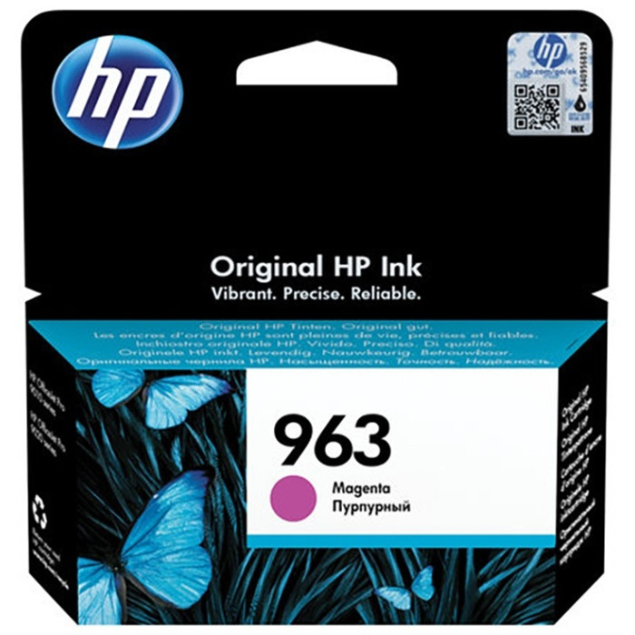 HP 963 Magenta Original Ink Cartridge для OfficeJet Pro 9010/9010e, 9020/9020e series