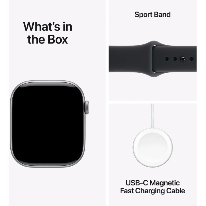 Apple Watch Series 11 M/L 46 мм серебристый-фиолетовый