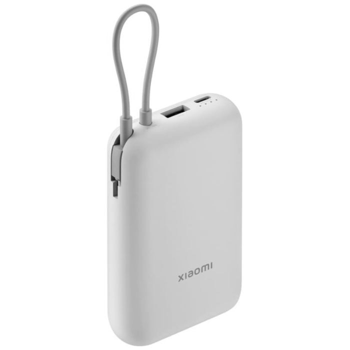 Внешний аккумулятор Xiaomi Power Bank 20000mAh (Integrated Cable) GL 20000 мАч 22.5 Вт белый