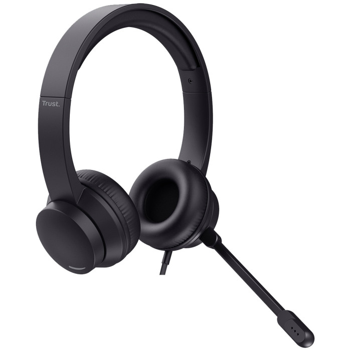 Наушники Trust Ayda USB-ENC PC черный