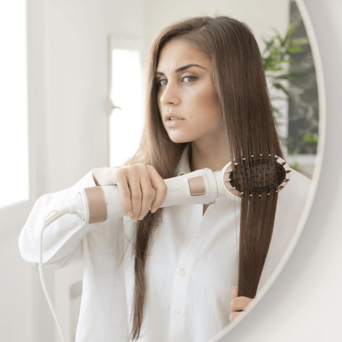 Cecotec CeramicCare Pro Gyro 5 в 1 фен-щетка серебряный