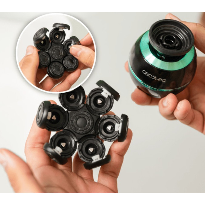 Электробритва Cecotec PrecisionCare Skull Shaver/4443 роторная