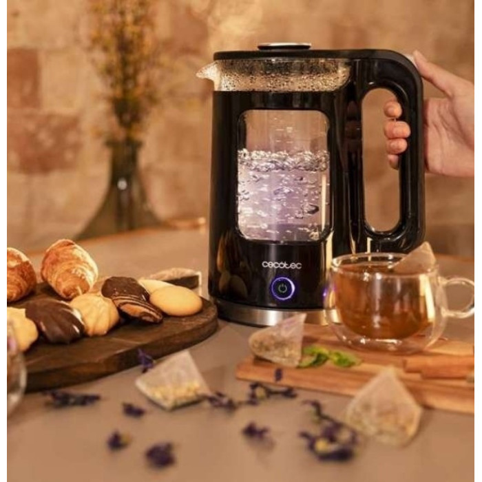 Электрочайник Cecotec Thermosense 330 Glassy черный