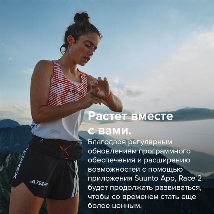 Suunto RACE 2 TITANIUM 49 мм черный