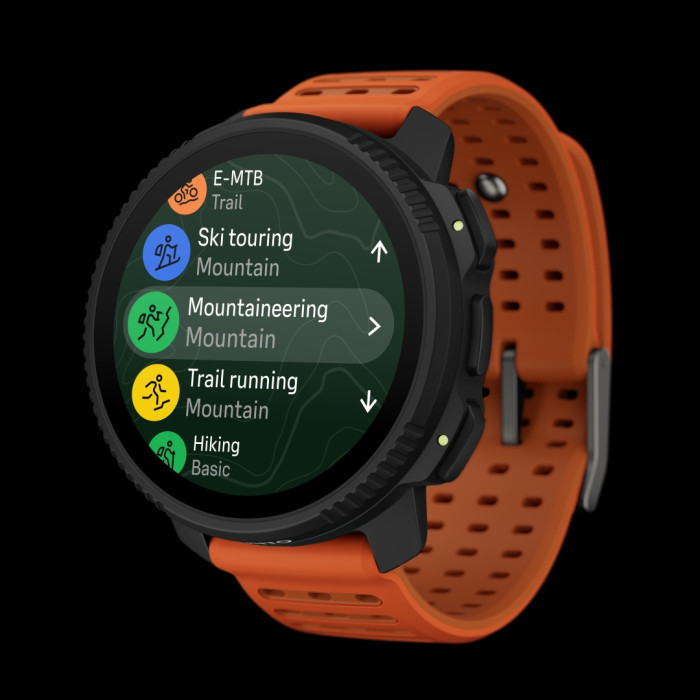 Suunto VERTICAL 2 49 мм черный-оранжевый