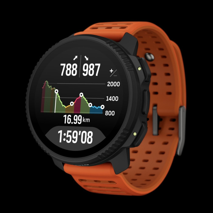 Suunto VERTICAL 2 49 мм черный-оранжевый