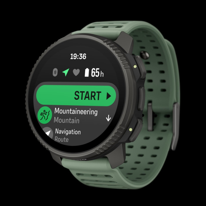 Suunto VERTICAL 2 TITANIUM 49 мм черный-зеленый