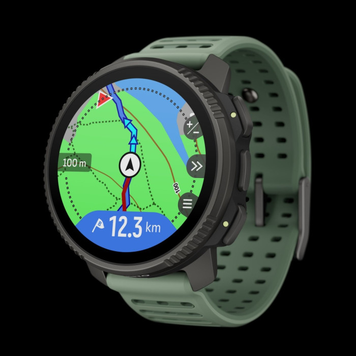 Suunto VERTICAL 2 TITANIUM 49 мм черный-зеленый