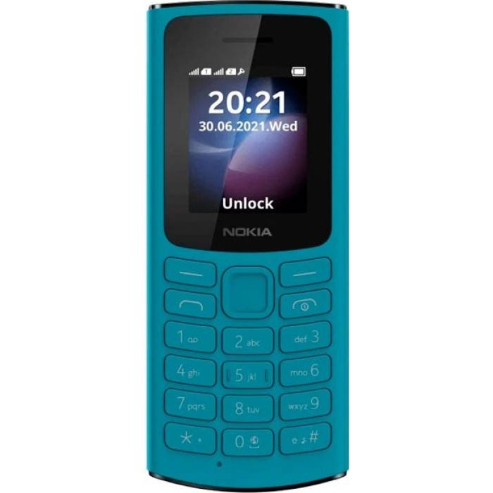 Nokia 105 DS 2021 голубой