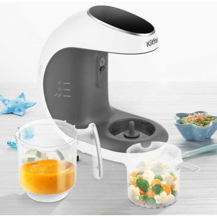 Kitfort КТ-2322-1 белый, серый