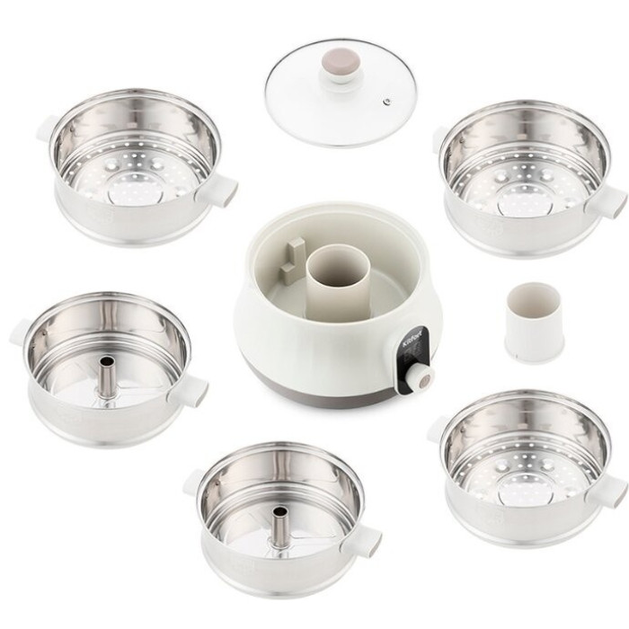 Kitfort КТ-2035 коричневый, белый, серебристый