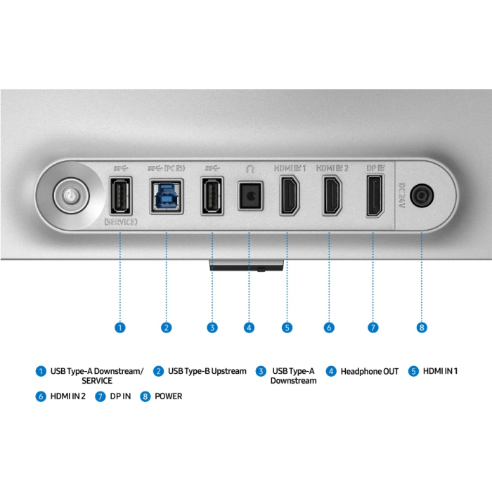 27' Samsung LS27FG812SIXCI серебристый