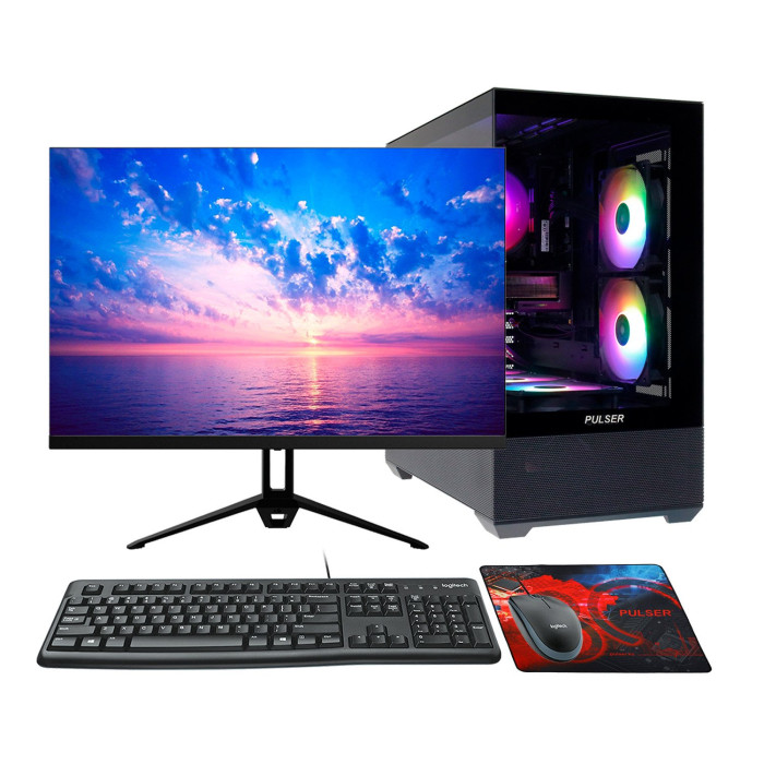Ryzen 5 5600X-3.7GHz/B550/RAM 32GB/SSD 1TB (M.2)/RTX5060-8GB/no DVD/600W/Монитор 27' Sanc 240Hz