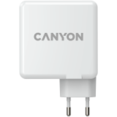CANYON H-100, GAN 100W charger  Input:  100V-240V Output: USB-C1/C2: 5V 3A , 9V 3A , 12V 3A , 15V 3A , 20V 5A  USB-A 1/A2: 4.5V/5A, 5V/4.5A, 9V/3A, 12V/2.5A,  20V/1.5A  C1+C2 : 65W + 30W； C1+A1 : 65W + 30W ； C1+A2 : 65W + 30W ；C1+A1+A2 : 65W + 7.5W<br>
