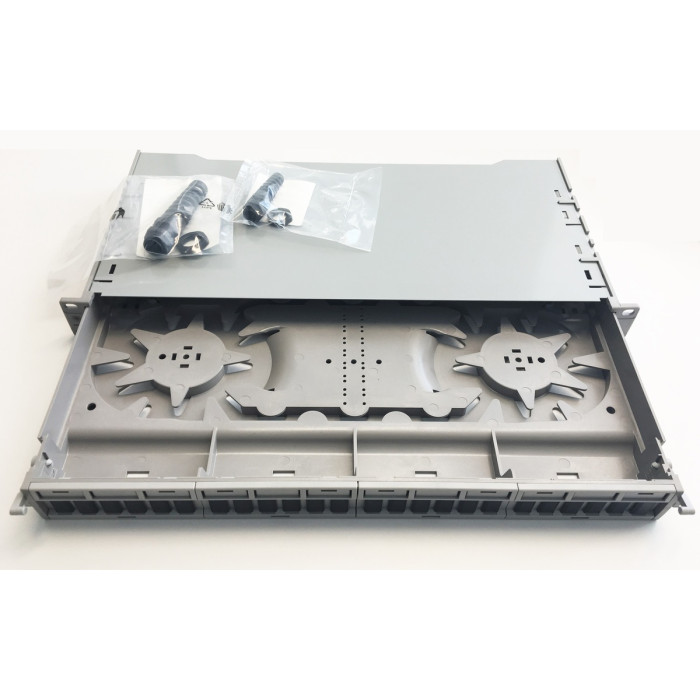FO plastic panel 24 LC duplex