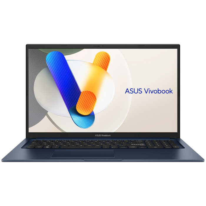 Ноутбук Asus 90NB13X2-M00J00 Vivobook 17 X1704VA-AU1017 17.3'' FHD(1920x1080) IPS/Intel Core 5 120U up to 5.0 GHz (10 Cores)/16GB/512GB/Intel Graphics/Wi-Fi 6/BT5.2/720P HD Camera/BKLT/NoOS/1Y/Quiet Blue
