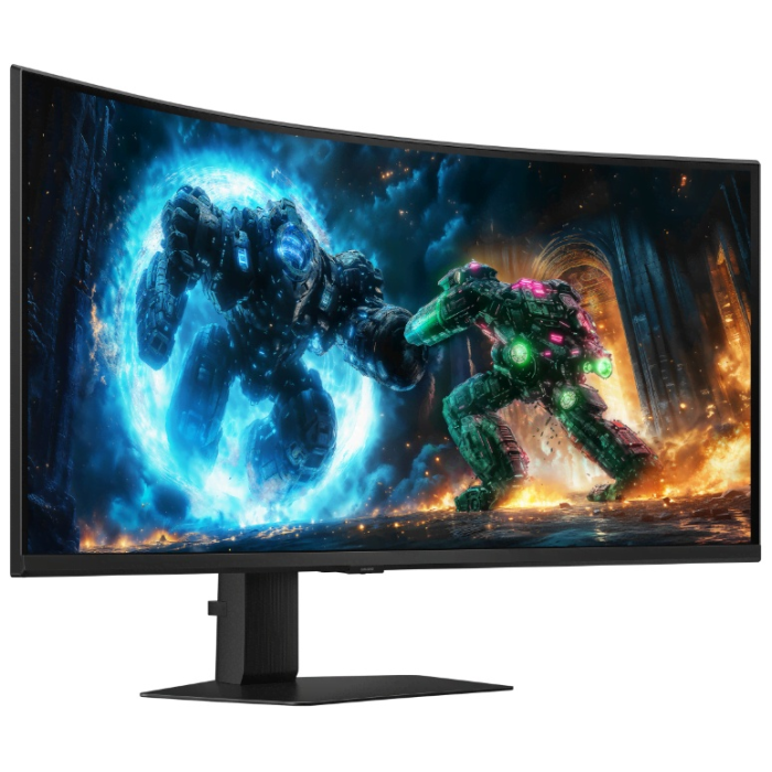 Монитор жидкокристаллический SAMSUNG LS40FG756EIXCI 40'' 21:9 5120x2160(5K) VA, Curved, nonGLARE, nonTOUCH, 180 Hz, 350 cd/m2, H178°/V178°, 1ms, 2xHDMI, DP, Height adj, Black