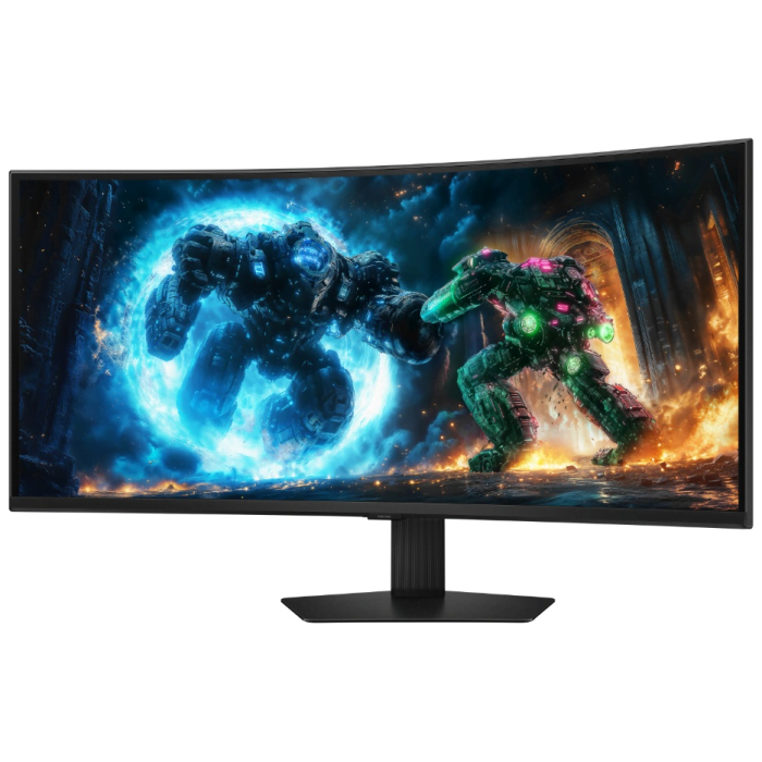 Монитор жидкокристаллический SAMSUNG LS40FG756EIXCI 40'' 21:9 5120x2160(5K) VA, Curved, nonGLARE, nonTOUCH, 180 Hz, 350 cd/m2, H178°/V178°, 1ms, 2xHDMI, DP, Height adj, Black