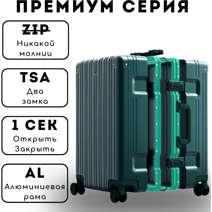 Чемодан NinetyGo All-round Guard Luggage 28 поликарбонат 100 л розовый
