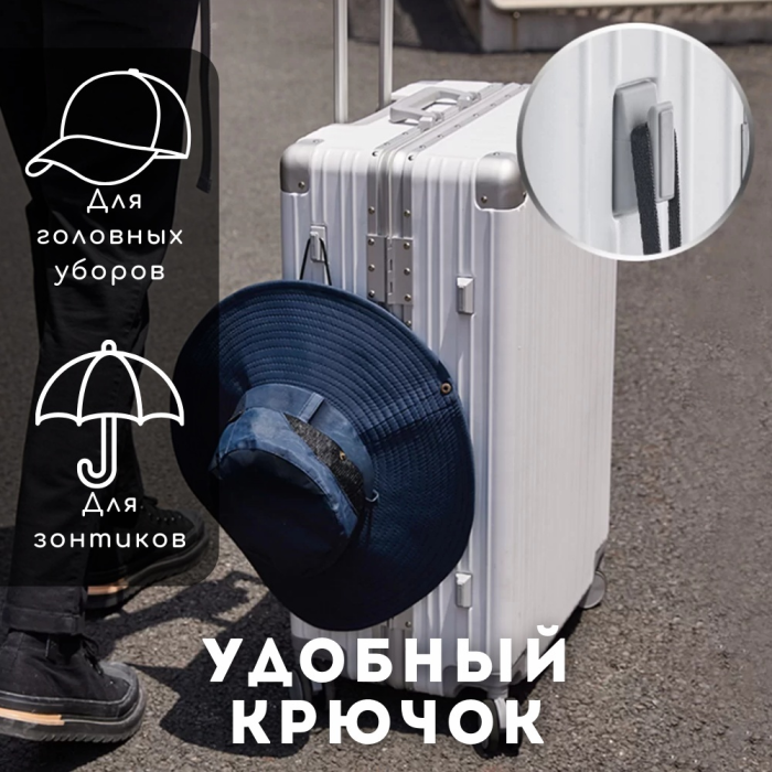 Чемодан NinetyGo All-round Guard Luggage 28 поликарбонат 100 л розовый