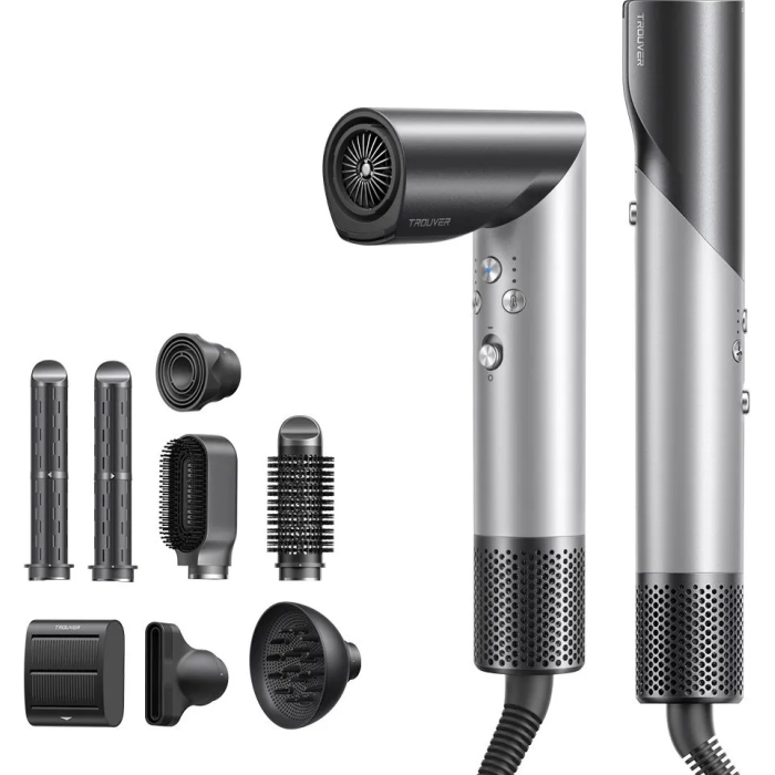 TROUVER Master 10 фен серый, серебряный