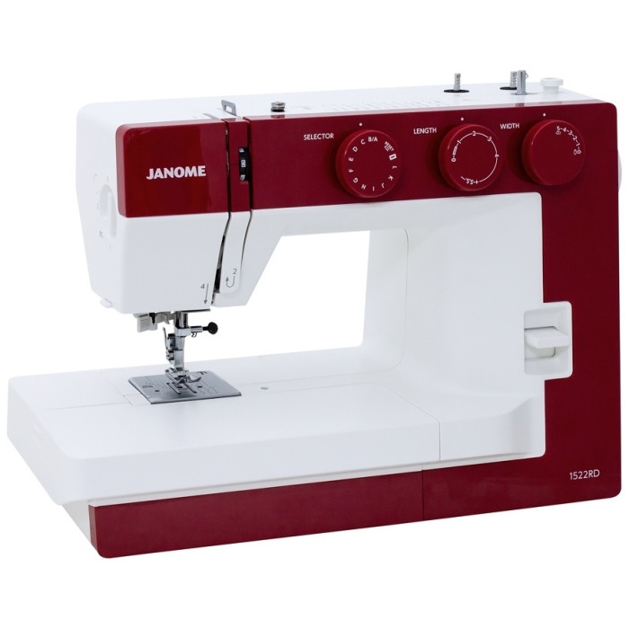 Janome 1522 RD белый, красный