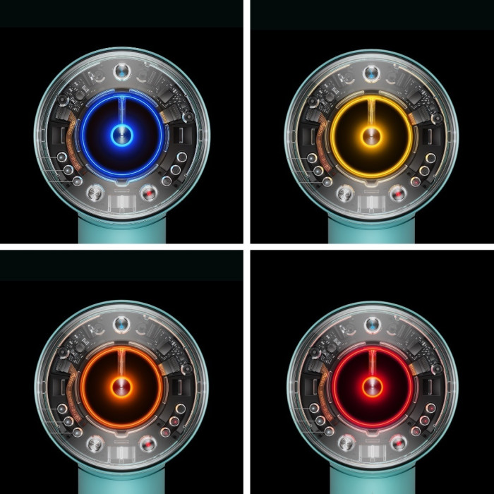 Dyson Supersonic Nural HD16 фен оранжевый, бирюзовый