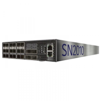 Mellanox Spectrum based 25GbE/100GbE 1U Open Ethernet switch with Cumulus Linux, 18 SFP28 ports and 4 QSFP28 ports, 2 Power Supplies (AC), x86 CPU, short depth, P2C airflow. Rail Kit must be purchased separately<br>