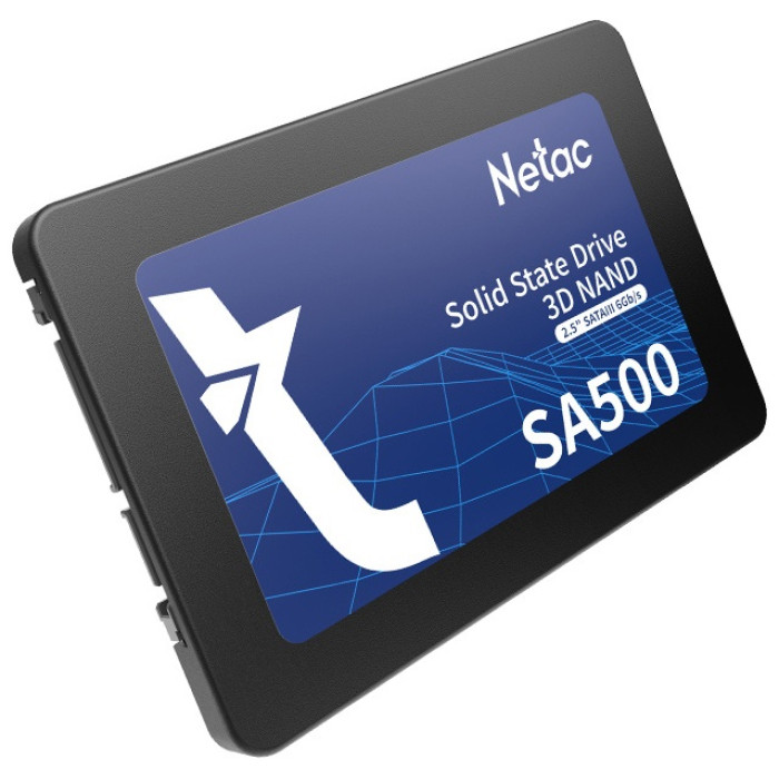 Netac SA500 2.5 SATAIII 3D NAND SSD 256GB, R/W up to 520/450MB/s<br>
