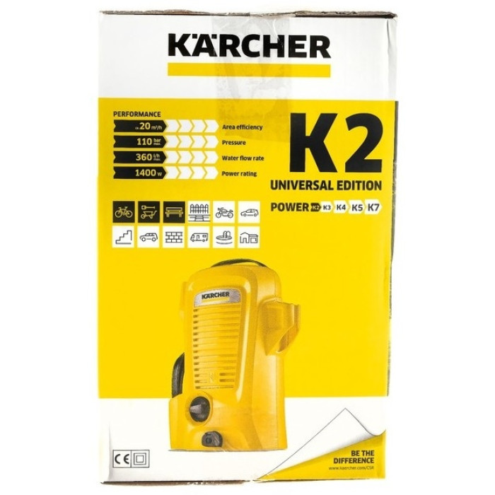 Мойка высокого давления Karcher электрический 110 бар, K 2 Universal Edition
