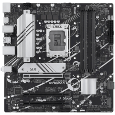 Материнская плата ASUS PRIME B760M-A D4-CSM, LGA1700 B760 4xDDR4 4xSATA3 2xM.2 RAID 2xHDMI 1xDP mATX 36892
